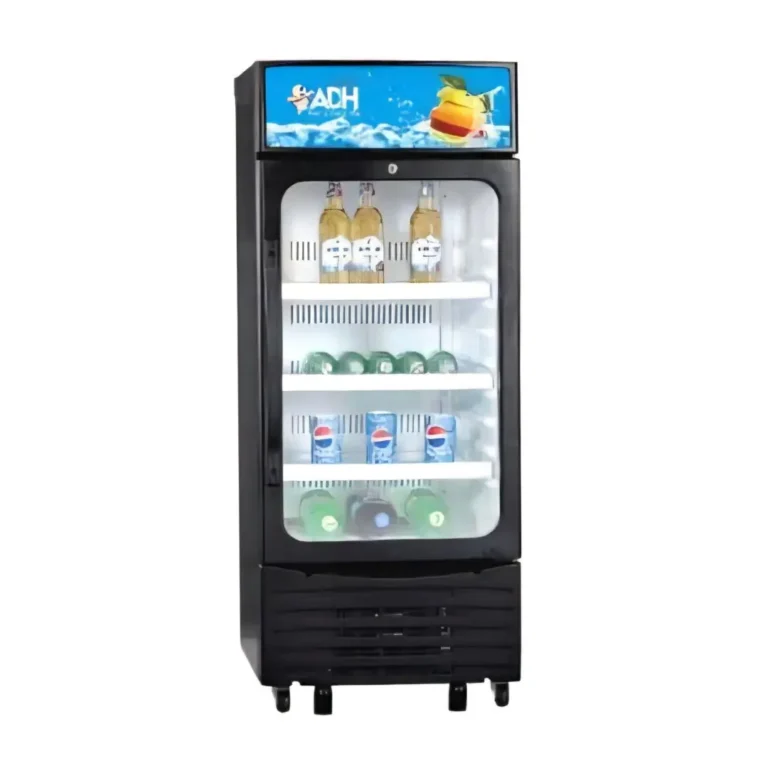 ADH ASC 185Litres Showcase Glass Door Refrigerator- Black