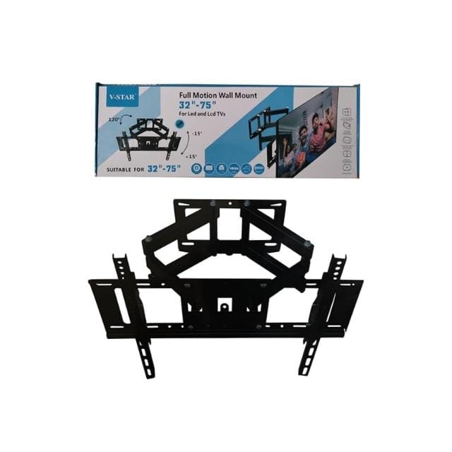 V-Star Full Motion TV Wall Mount Double Arm 32 to 75 inches