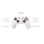 Google Stadia Wireless Gamepad Controller - White