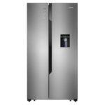 Hisense 670Litre French Door Fridge With Water Dispenser – Silver