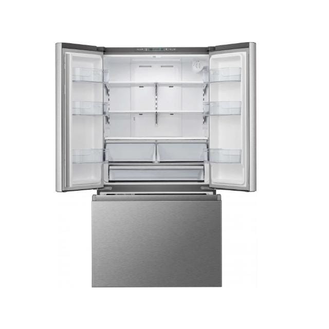Hisense 820L French Door Refrigerator Frost Free With Water Dispenser Silver | RF-82W42WSR