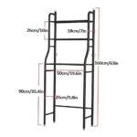 3 Tier Over Toilet Storage Rack Organizer / Multifunctional Bathroom Organizer / Toilet Rack