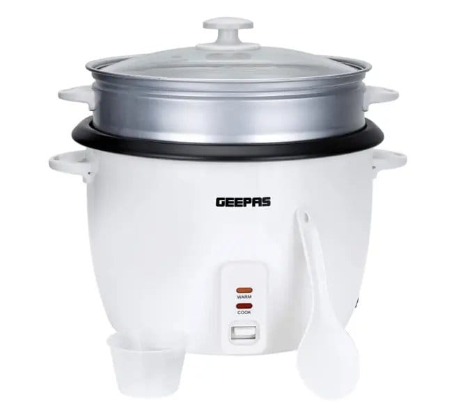 Geepas 2.8L Rice Cooker with Steamer 900W | GRC4327N
