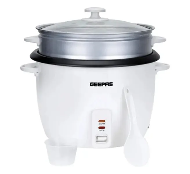 Geepas 2.8L Rice Cooker with Steamer 900W | GRC4327N