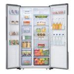 Hisense 670Litre French Door Fridge With Water Dispenser – Silver