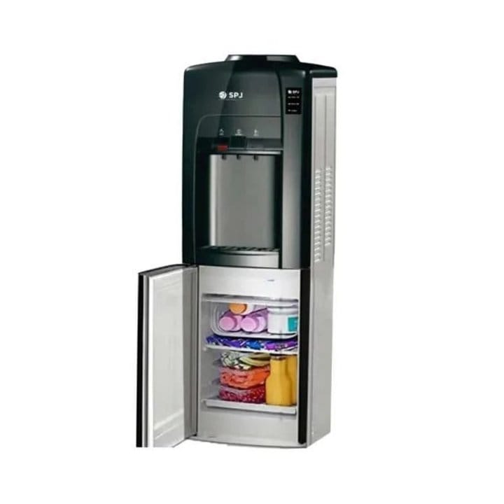 SPJ 3 Taps Water Dispenser with Bottom Fridge