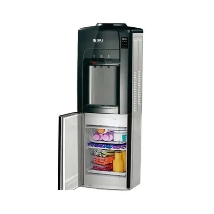 SPJ 3 Taps Water Dispenser with Bottom Fridge