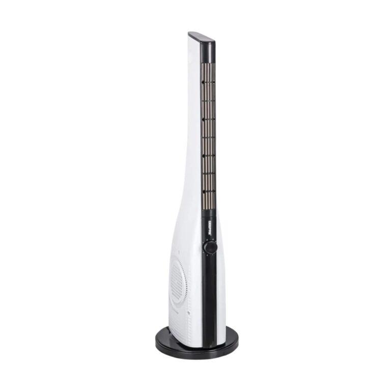 Geepas Tower Fan 35-inch , Powerful 45° Oscillating Fan, 3 Cooling Speeds, White - GF21167