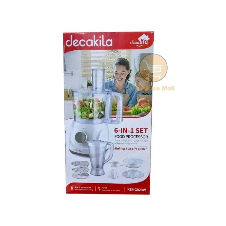 Decakila Food Processor 6 in 1 | KEMG023W