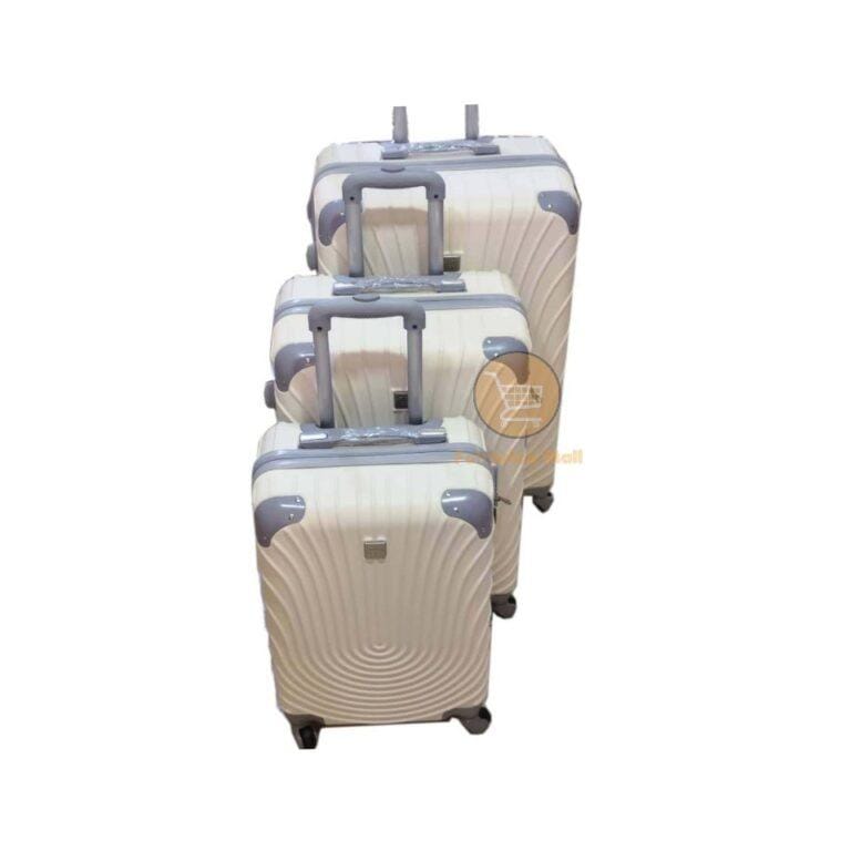 3pcs Full Set Plastic Travel Suitcases