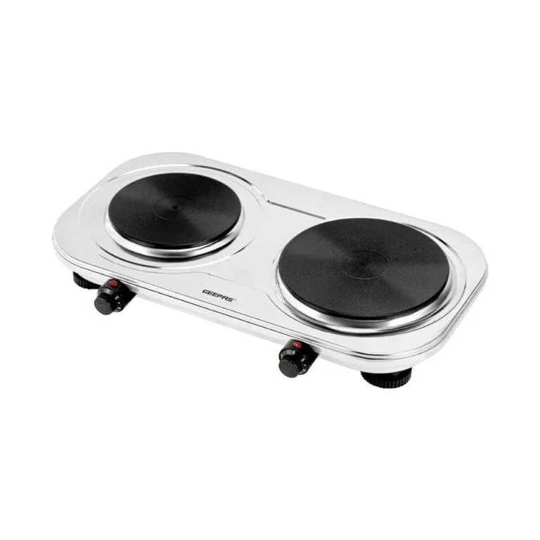 Geepas Double Hot Plate Stainless Steel - GHP32024