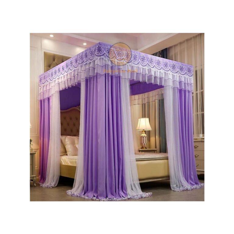 4 Stand Curtain Mosquito Net - Purple