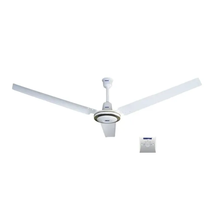 Geepas 56 Inch Ceiling Fan with Remote control – GF9428 | 75W | 5 Speeds | White