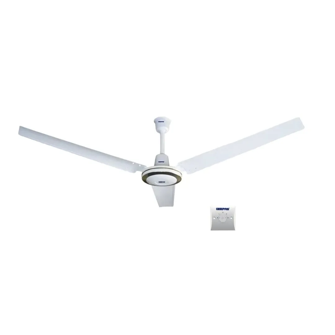 Geepas 56 Inch Ceiling Fan with Remote control – GF9428 | 75W | 5 Speeds | White