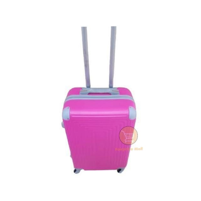 Nice Big Size Plastic Travel Suitcase - Pink
