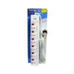 Borl 6 Ways Heavy Load Extension Cable, 3 Meters