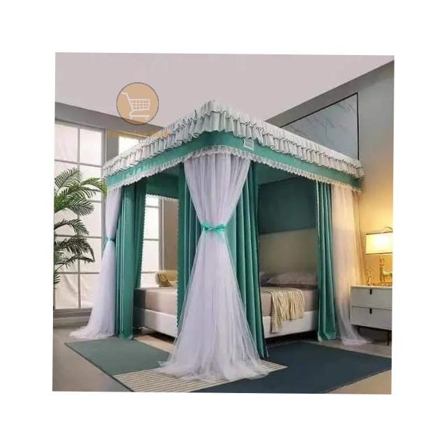 4 Stand Curtain Mosquito Net - Green