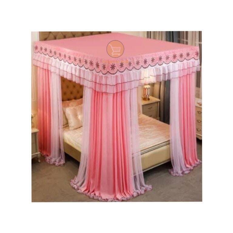 4 Stand Curtain Mosquito Net - Pink