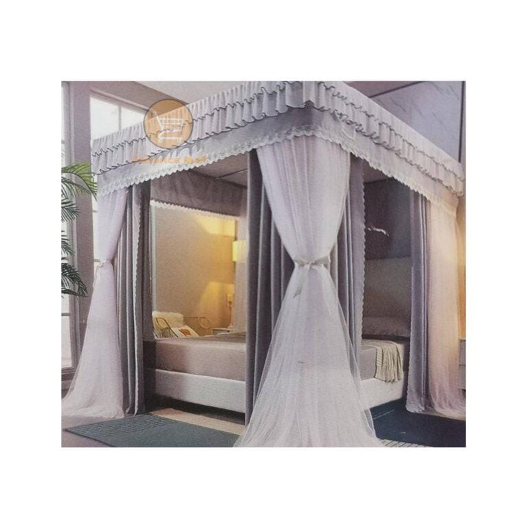 4 Stand Curtain Mosquito Net - Grey