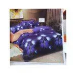 4pcs Duvet Set : 1 Duvet Cover , 1 Bedsheet, 2 Pillow Cases 5x6