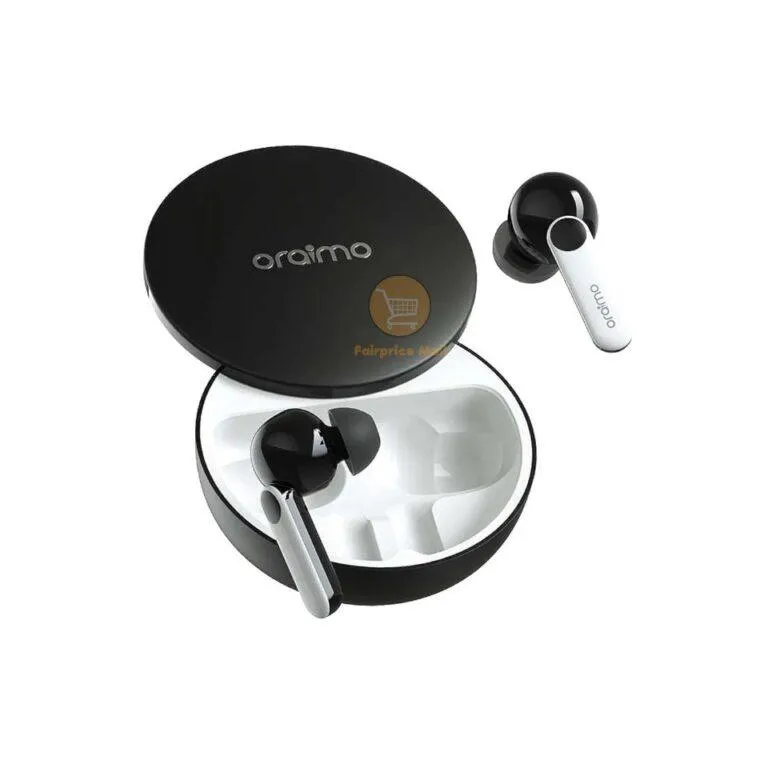 Oraimo freepods 4 wireless tws earphones with anc and 30 hours plays - Black