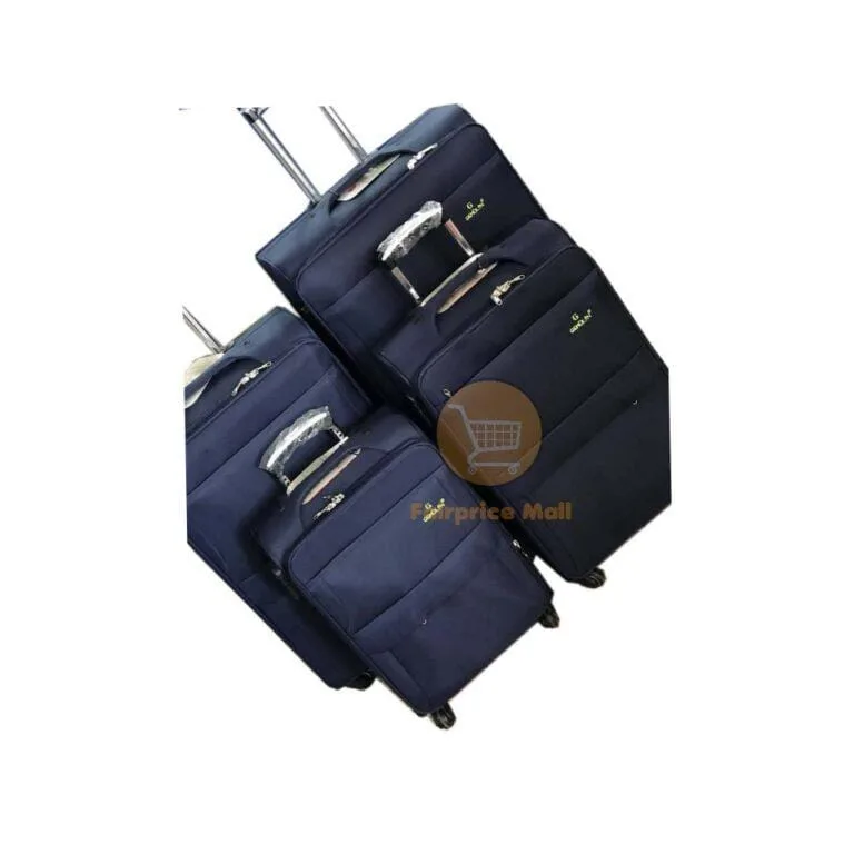 Gemulin 4pcs Full Set Fabric /Cloth Travel Suitcase - Blue
