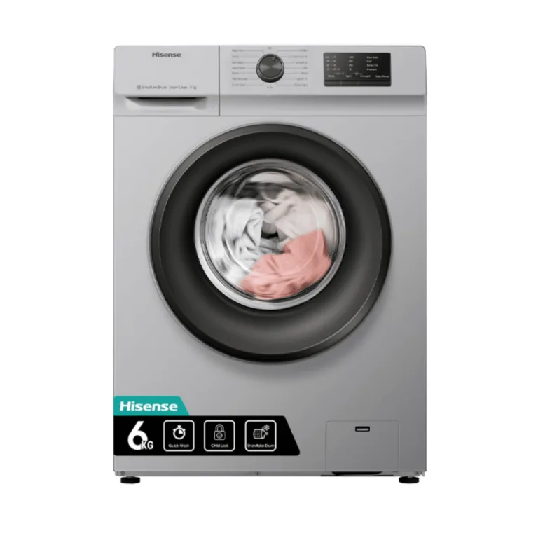 Hisense 6Kg Front Load Automatic washing machine - Silver