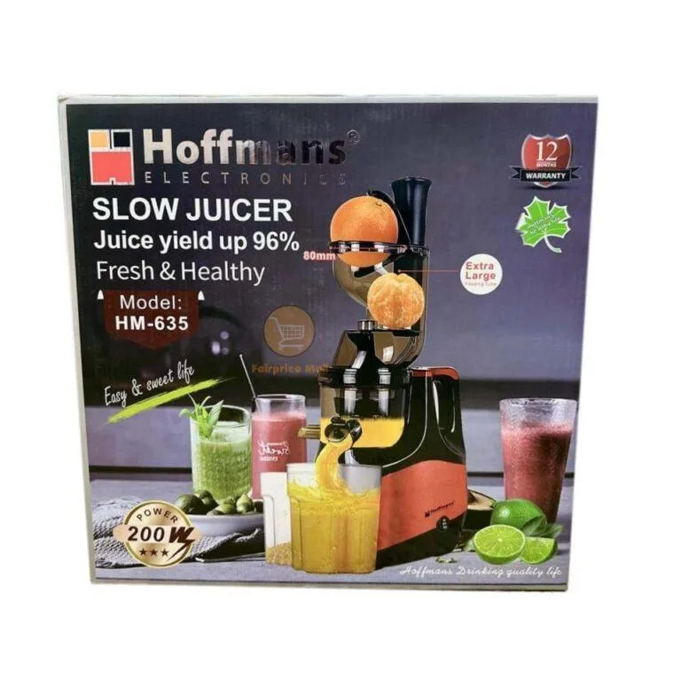 Hoffmans Slow Juicer 80mm 200w HM-635