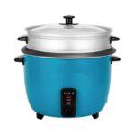 IQRA 2.8L Rice Cooker with Steamer IQRC28ST, 1,000 watts – Blue