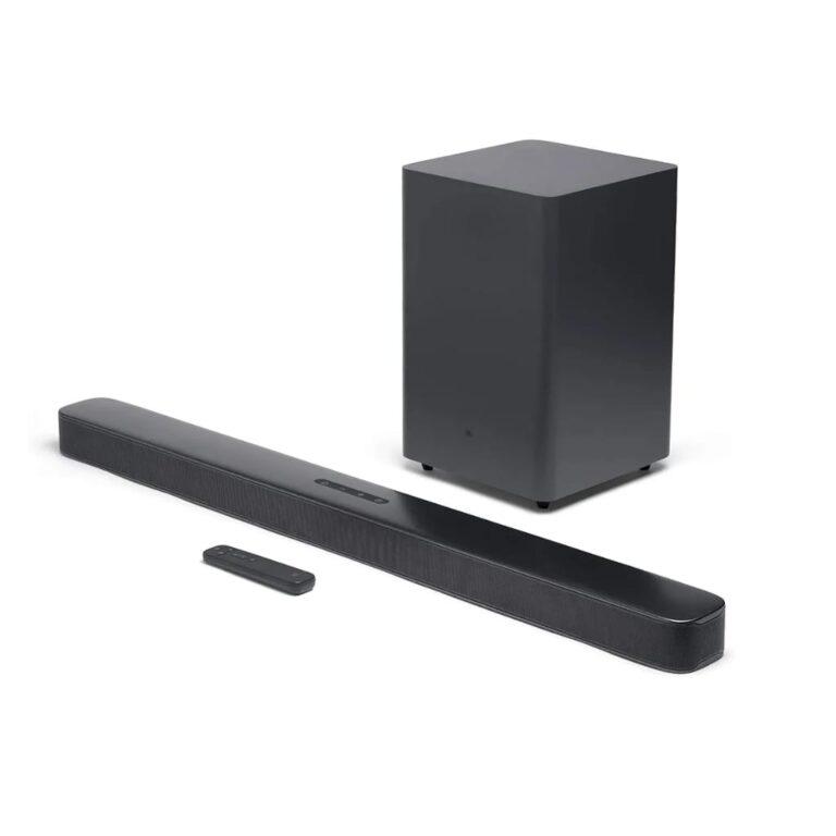 JBL Bar 2.1 Deep Bass MK2 Sound Bar with Wireless Subwoofer – 300W, Dolby Digital, Bluetooth, HDMI ARC, Optical Connectivity