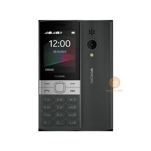 Nokia 150 2023 Dual SIM Phone Long Lasting Battery Wireless FM Radio - Black