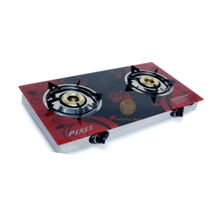 Pixel 2 Burner Glass Gas Stove
