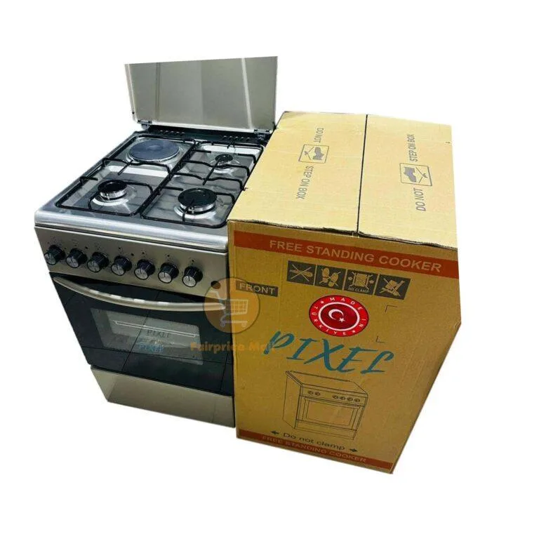 Pixel 3 Gas + 1 Electric Cooker 50x60cm Electric Oven