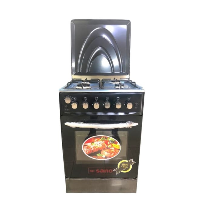 Sano Full Gas Cooker 55X55cm – Black
