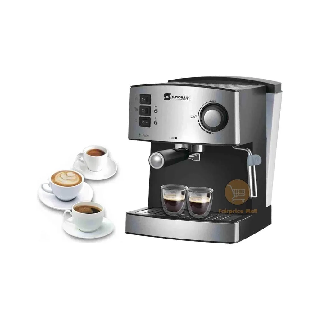 Sayona Espresso Coffee Machine 20 Bar 850w SEM-4223