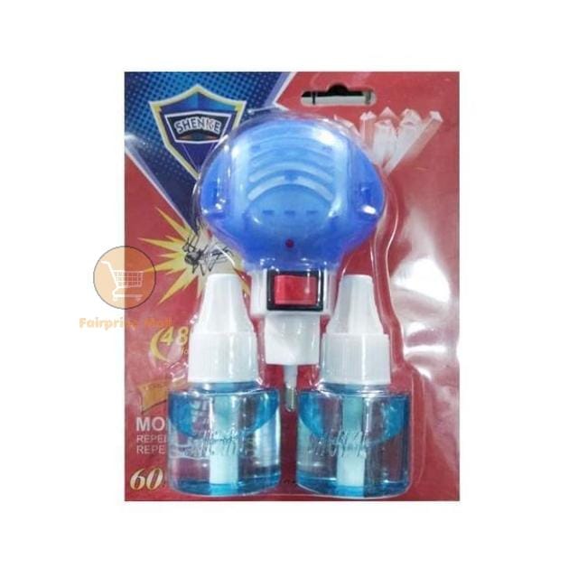 Shenke Mosquito Repellent Killing Heater Liquid With 2 Bottles-Blue