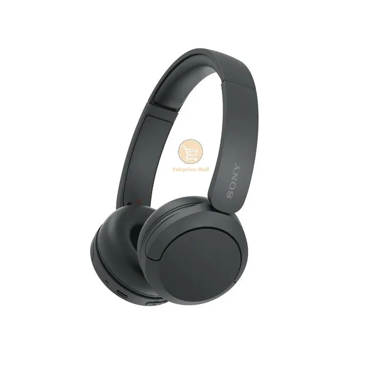 Sony WH-CH520 Wireless Headphones Bluetooth On-Ear Headset with Microphone, Black