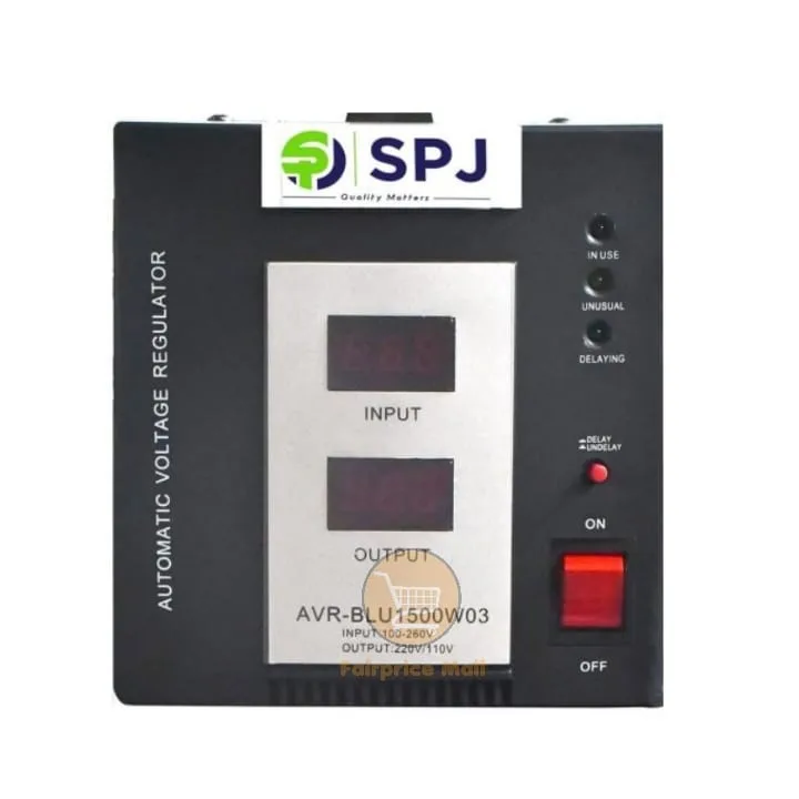 spj 2000 watts voltage regulator SPJ 2000 watts Automatic Voltage Regulator