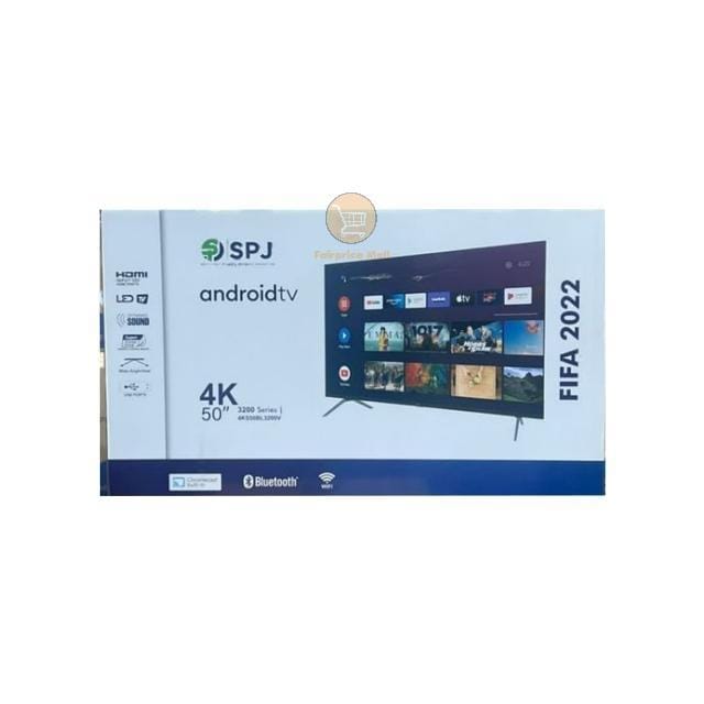 SPJ 50 Inch 4K Ultra HD Smart TV with built-in WIFI