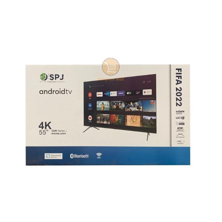 SPJ 55 inch 4K UHD Frameless Android Smart TV