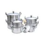 Tornado 7 - Piece Heavy Stainless Steel Saucepans/Cookware