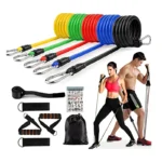 11pcs Resistance Bands Exercise Fitness Gym Belts