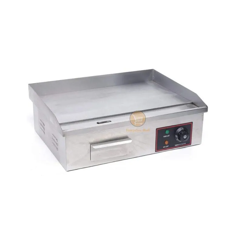 Commercial Electric Flat Top Griddle Grill Machine 22 Inch