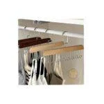 1pc Wooden Hanger With Hooks