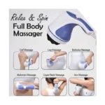 Relax & Spin Tone Full Body Massager 5-in-1 Full Body Slimming, Toning & Relaxation Massager 2500 RPM, 4 Modes