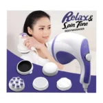 Relax & Spin Tone Full Body Massager 5-in-1 Full Body Slimming, Toning & Relaxation Massager 2500 RPM, 4 Modes
