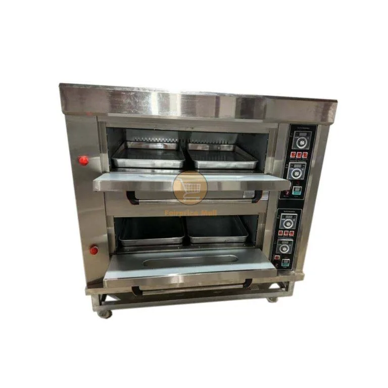 Double Deck Commercial Electric Baking Oven – 4 Trays