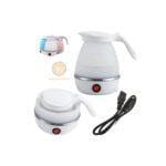 1pc Foldable Portable Silicone Electric Kettle 800ML