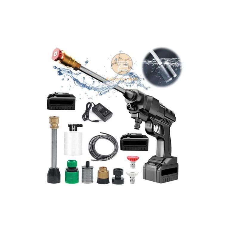 Rechargeable Cordless High Pressure Washer with 2 Batteries