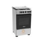 Hisense Full Gas Cooker 50cm x 50cm 4 Burners, Auto Ignition – Silver (HFG50111X)